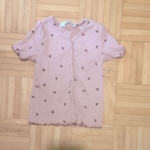 Kids Pink Button-Up Shirt